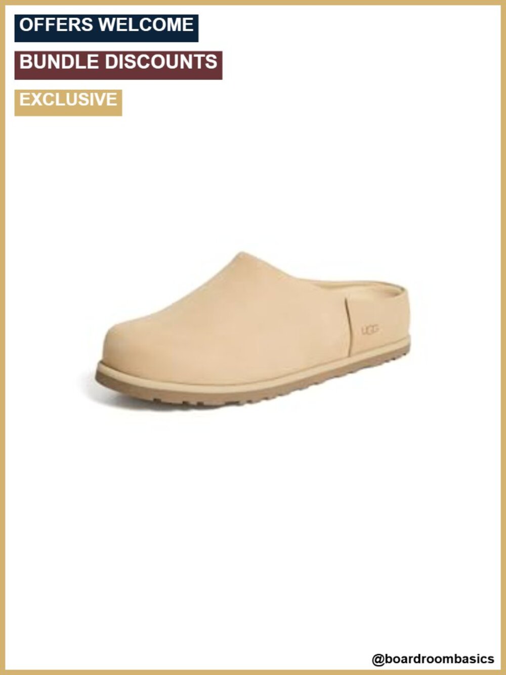 Nubuck Suede Mules & Clogs with Cushioned EVA Footbed